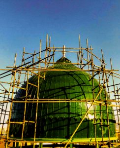 گنبد سبز رنگ