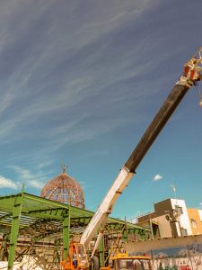 ساخت گنبد در بیرجند