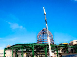 مراحل ساخت گنبد